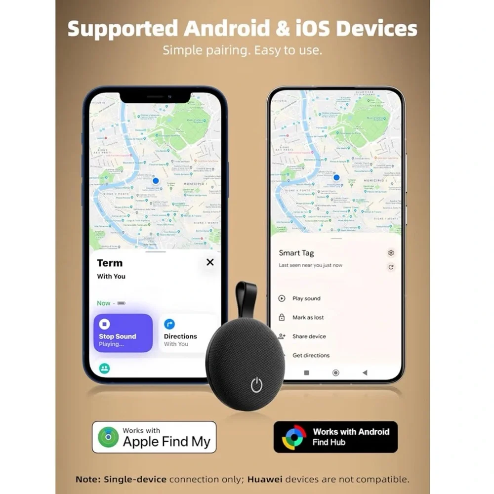 Xiauma Bluetooth Key Finder Smart Tag for iOS Android IP65
